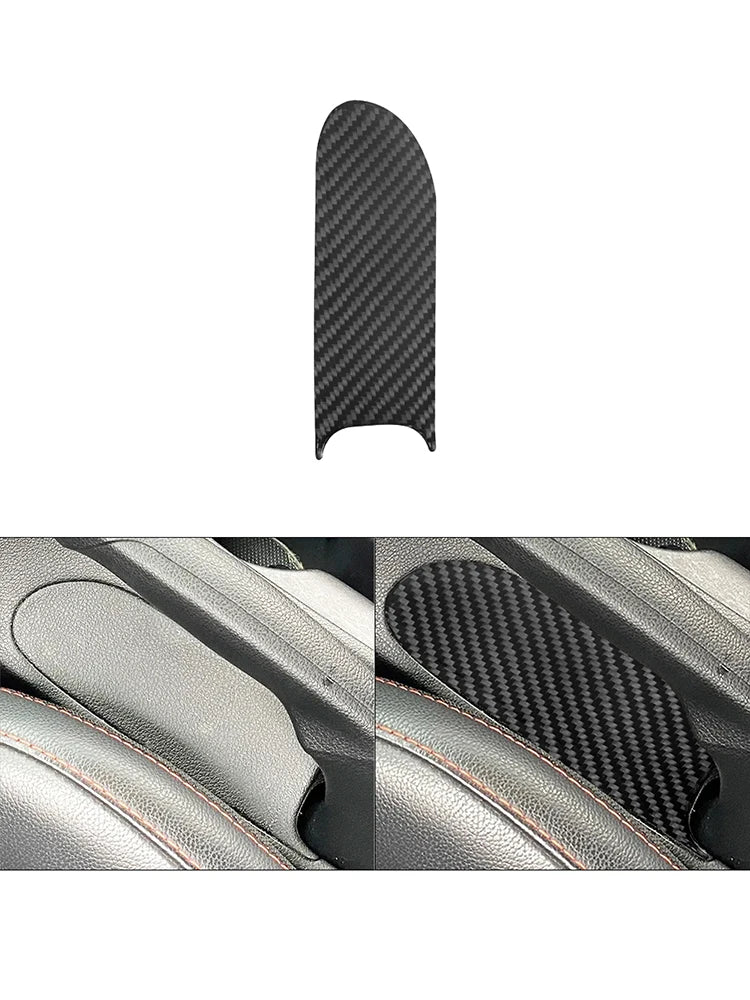 Car Carbon Fiber Interior Mouldings Decorative Stickers For Hyundai Veloster 2019 2020 2021 2022 Cover Trim Accessories