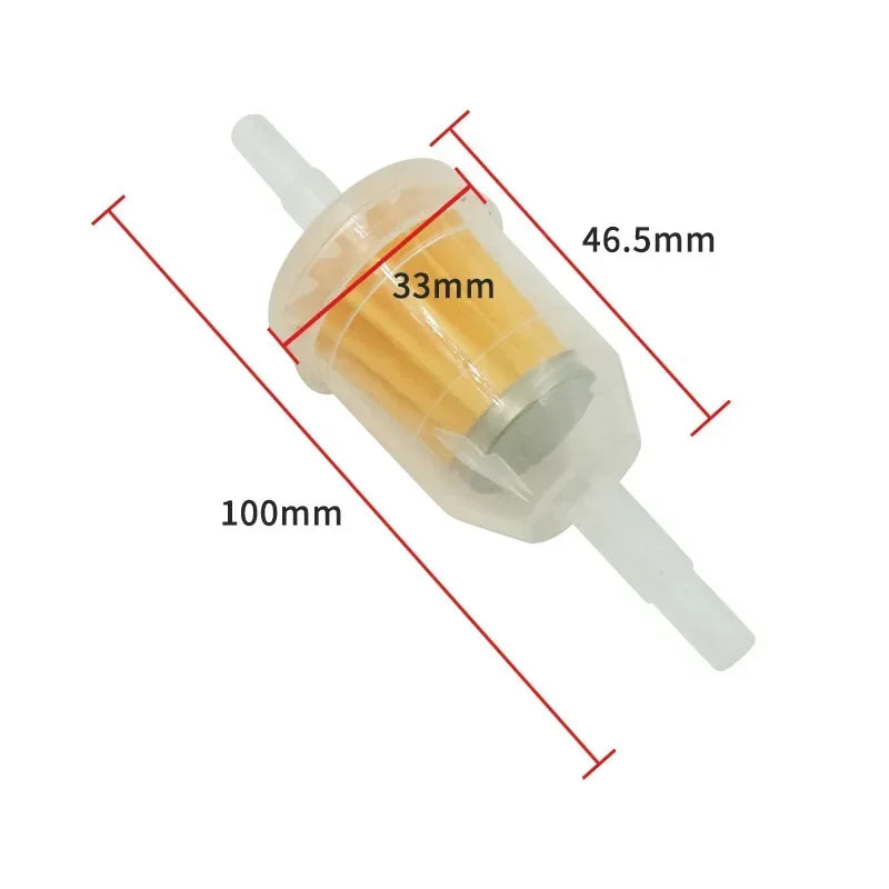 Motorcycle Gasoline Gas Fuel Filter Universal Car Gasoline Oil Filter Universal Moped Scooter Dirt Bike ATV Fuel Filter Tools