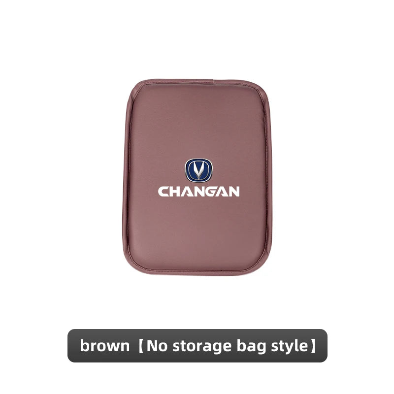 Leather Car Interior Armrest Box Cover Center Console Accessories For Changan CS95 CS85 CS75 CS55 CX20 CS35 CS15 CX70 EADO 2017