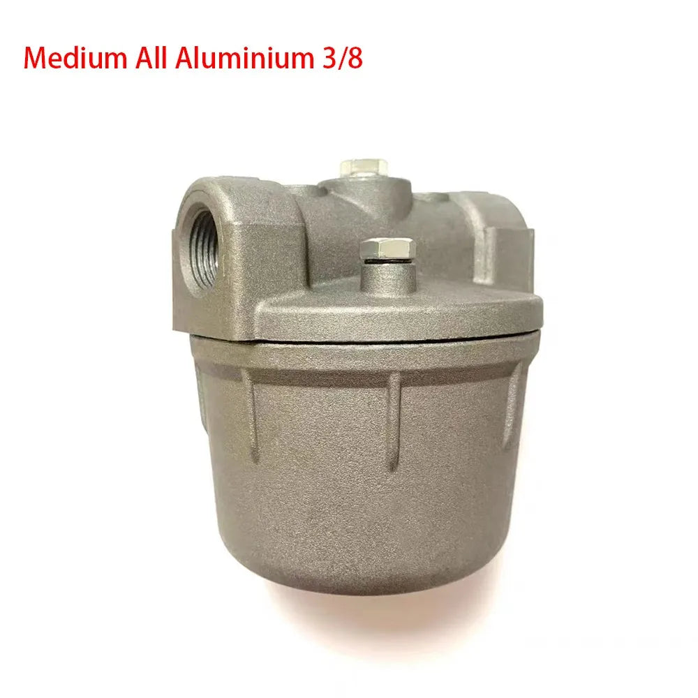 Oil Filter for Oil Burners Aluminium, Clear P.C. Cup 1/4‘ 3/8’1/2’ 3/4’1’Small Diesel Filter for 25L/H Boilers