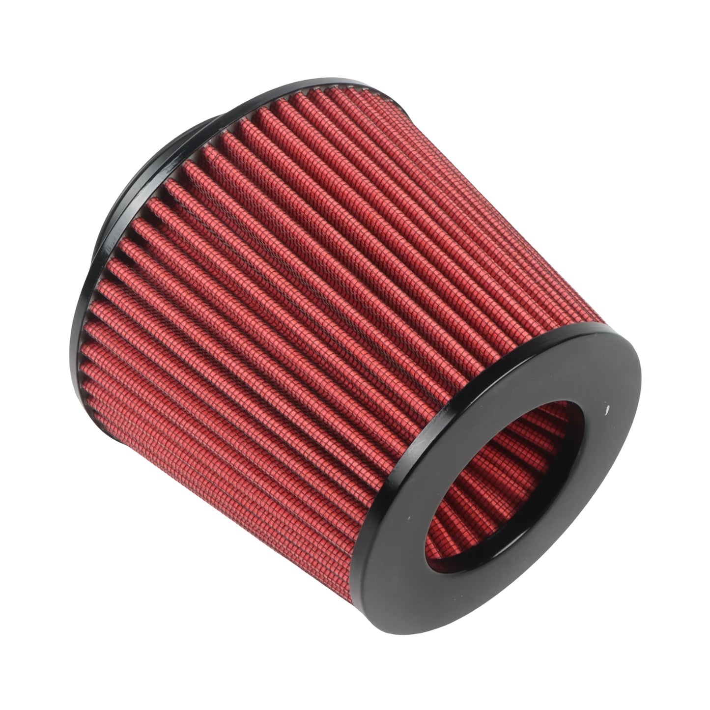 VEHICULOS Universal Red 3.5 Inch 89mm Air Intake Cone Filter Replacement Quality Dry Air Filter Automotive Professional Parts