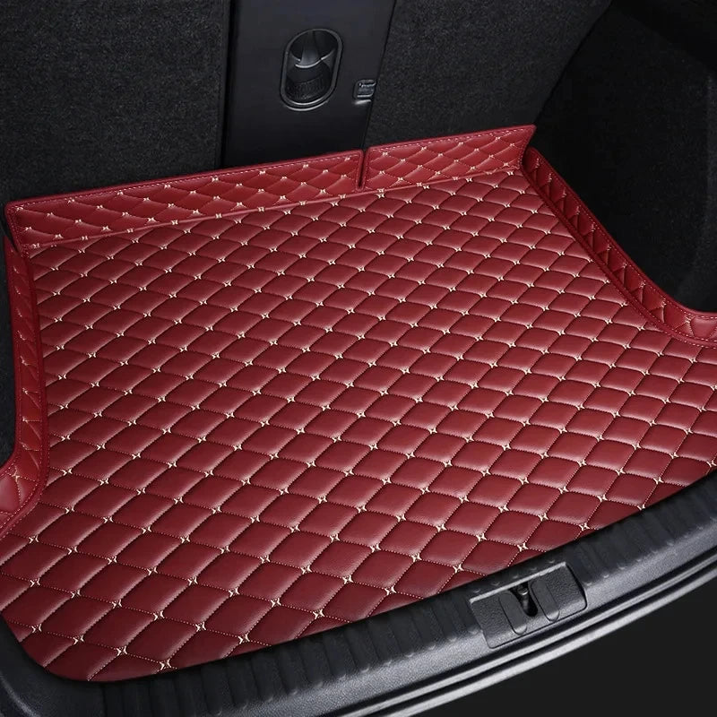 Custom Automotive Car Floor Mats For Mercedes W124 1985 1986 1987 1988 1989 Auto Luxury Leather Men Women Car Mats Full Coverage