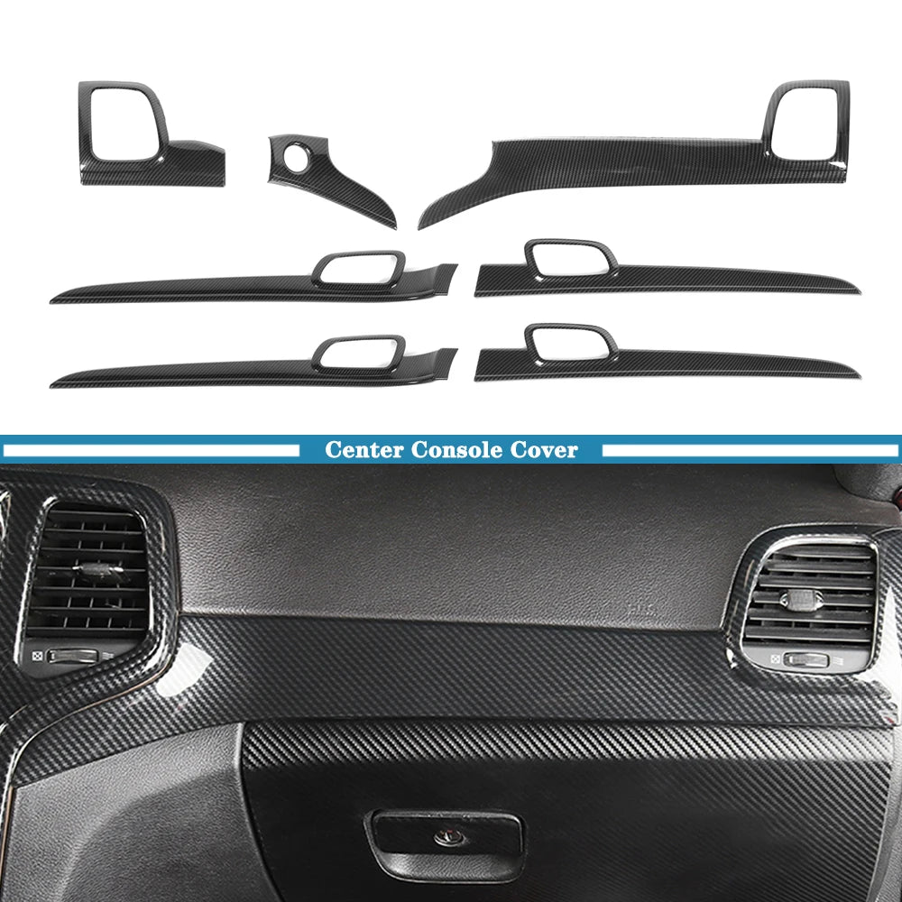 Car Center Console Panel Interior Handle Decoration Cover Trim for Jeep Grand Cherokee 2011-2016 2017 2018 2019 2020 Accessories
