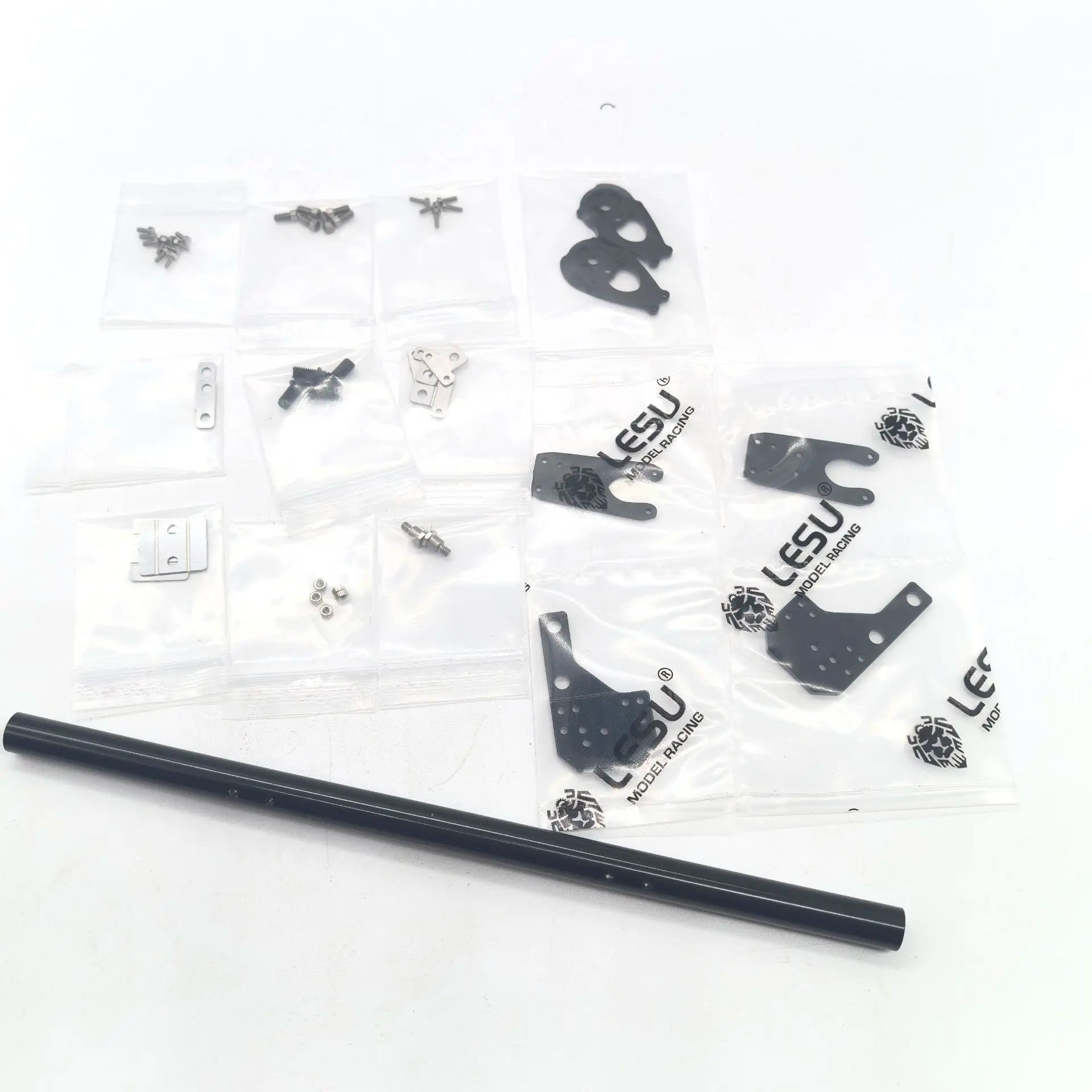 LESU RC 1/14 Truck Rear Bumper Universal Accessories H-1306 For Tamiya 1/14 Rc Tractor Truck 770S TGX FH16 Truck DIY Accessory