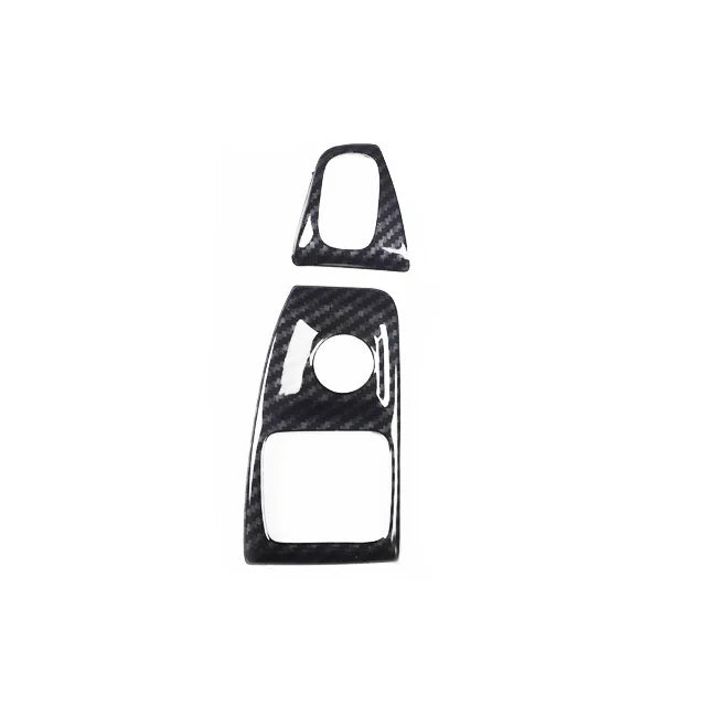 Car Carbon Styling Interior Modification Electric Window Decoration Cover For Smart Fortwo 451 Car Accessories Sticker