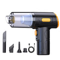 Powerful Suction Wireless Vacuum Cleaner, Car Portable TYPE-C Fast Charge Wet & Dry Mini Cleaner, Compact Durable Practical