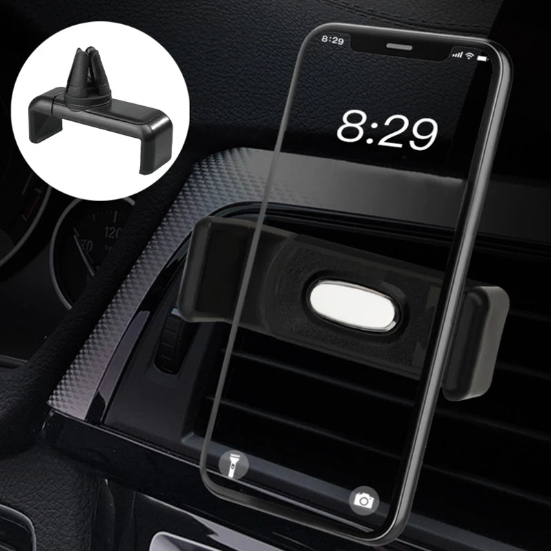New Car Air Outlet Mount Clip Interior Car Phone Holder Universal Mobile Holder ABS Car Mount Phone Support Mobile Phone Holder