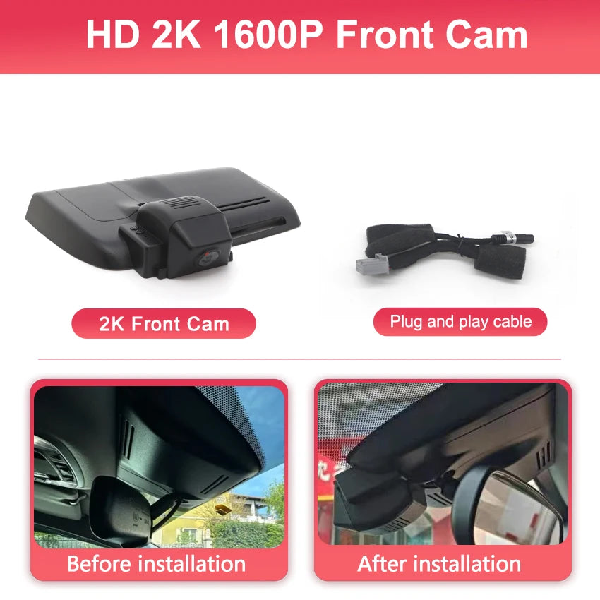 Dash Camera for Honda CR-V CRV CR V 5 5th Gen 2017 2018 2019 2020 2021 2022, Plug and Play 4K OEM Car Video Recorder WIFI APP