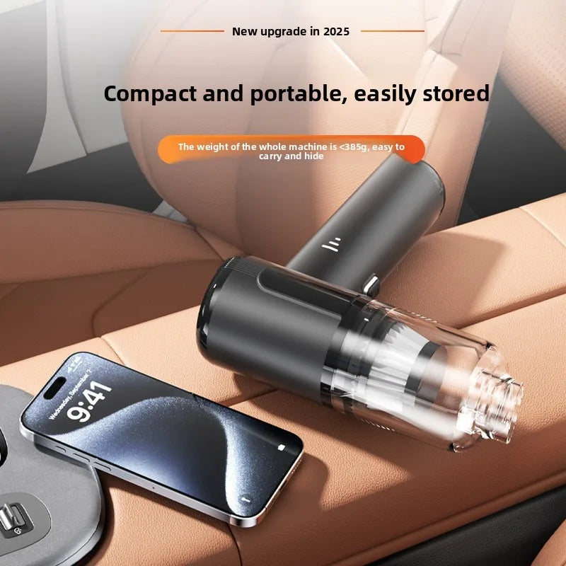 Car vacuum cleaner Wireless charging Car high suction power Handheld mini car vacuum cleaner