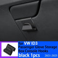 Car Passenger Glove Storage Box Console Hooks for VW ID3 Interior Accessories 2021 2022 2023 2024 2025