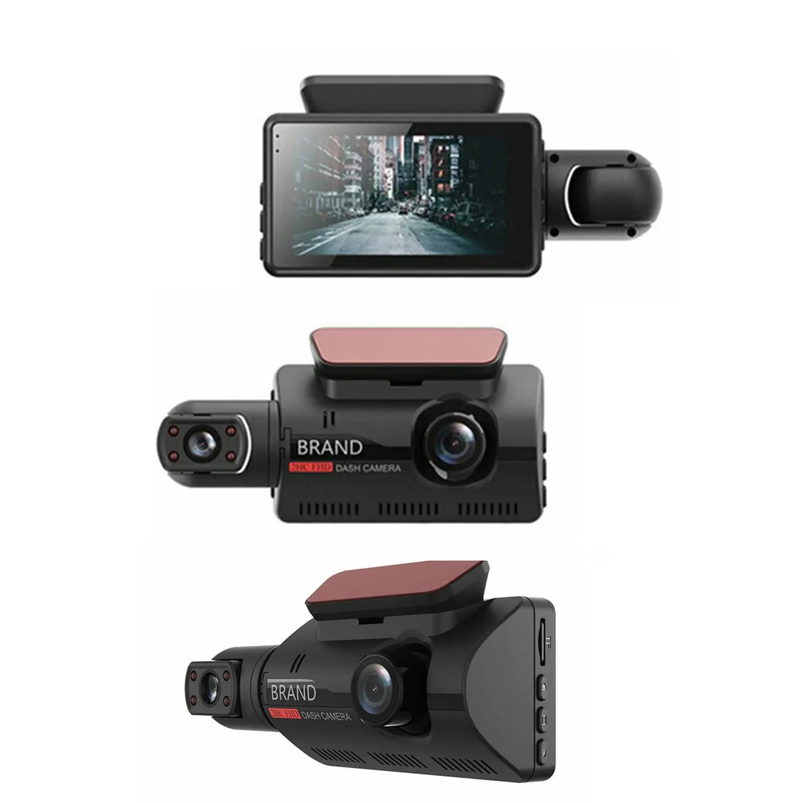 Car Dash Cam DVR Recorder Dual Lens Camera G-yangnsor 3" HD Display Screen 1080P