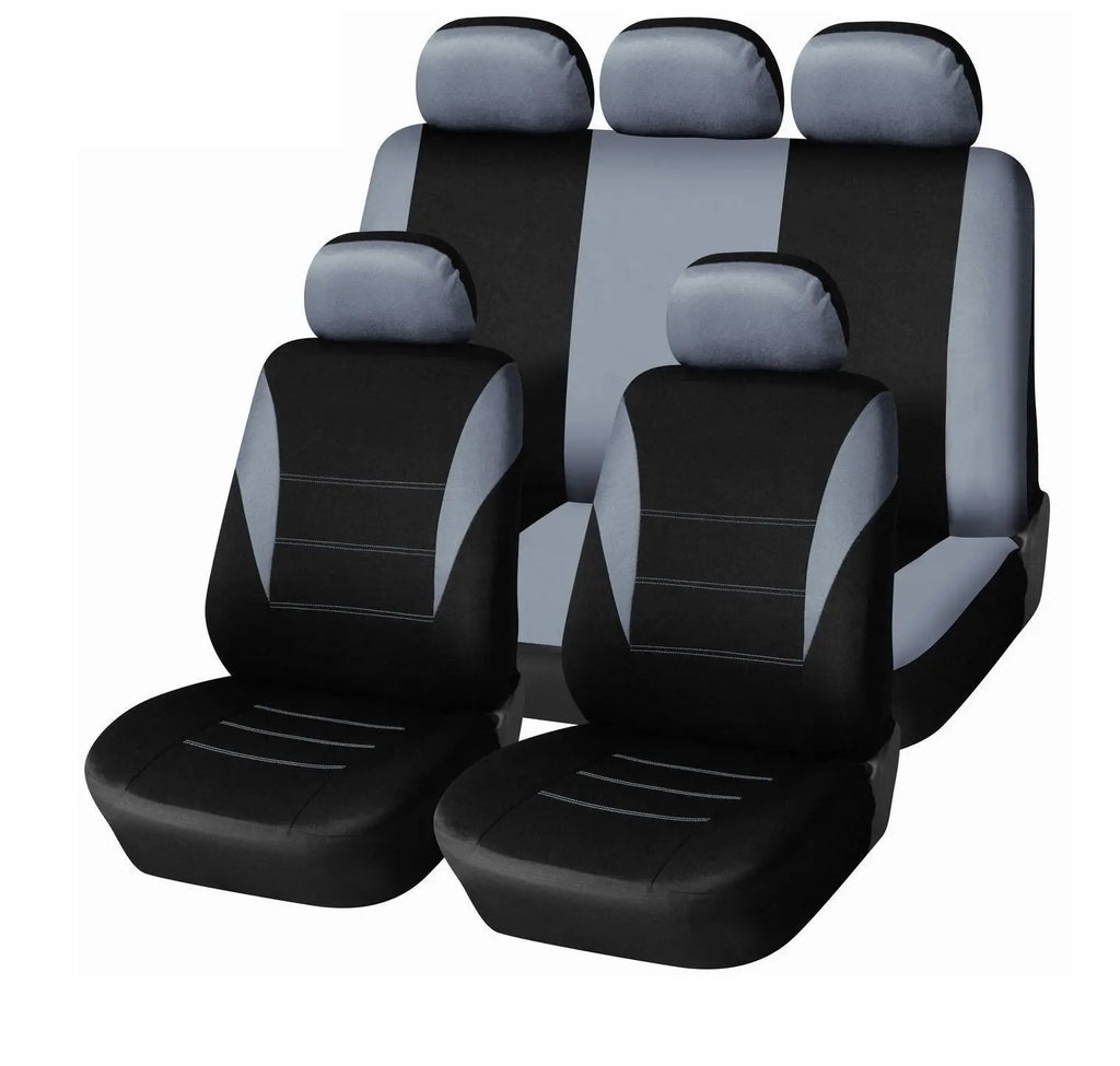Car Seat Covers Full Set Universal Breathable Fabric for Interior Accessories for Trucks Van and SUV Seat Protection Cover
