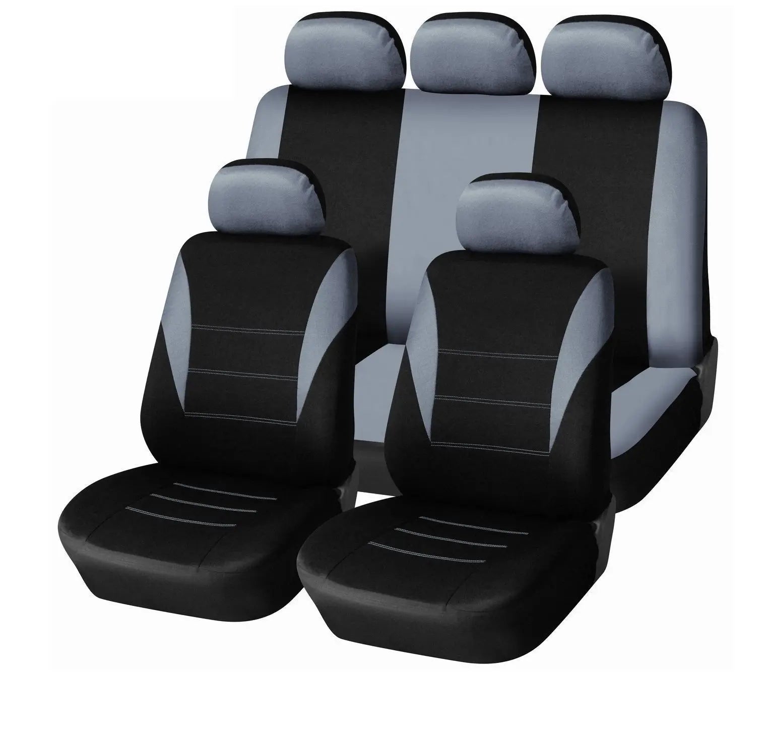 Car Seat Covers Full Set Universal Breathable Fabric for Interior Accessories for Trucks Van and SUV Seat Protection Cover