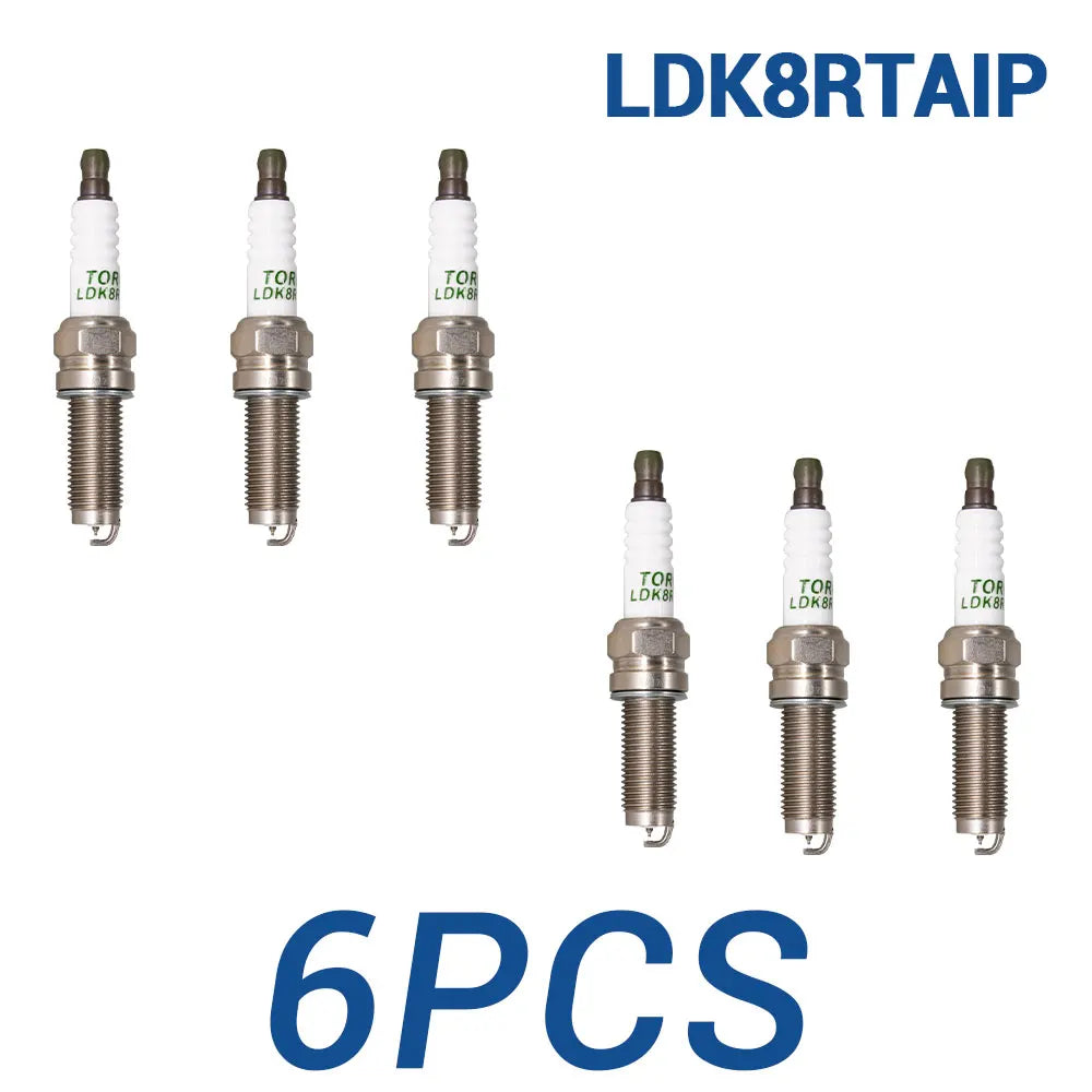 2-8PCS Automobile Iridium Platinum Candles Spark Plugs Torch LDK8RTAIP Ignition System Auto Replacement Parts