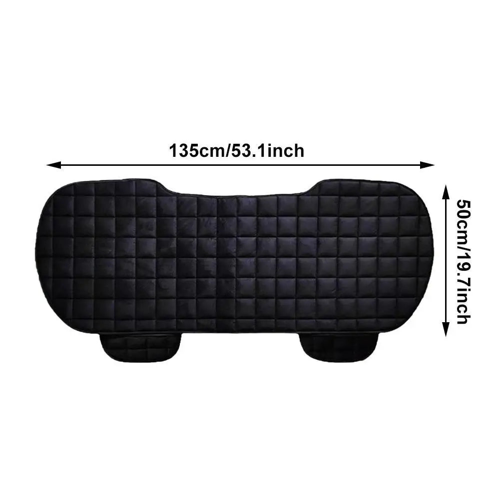 Car Rear Seat Cover Universal Auto Flocking Cloth Seat Four Auto Accessories Interior Non-slip Seasons Cushions Seat Protective
