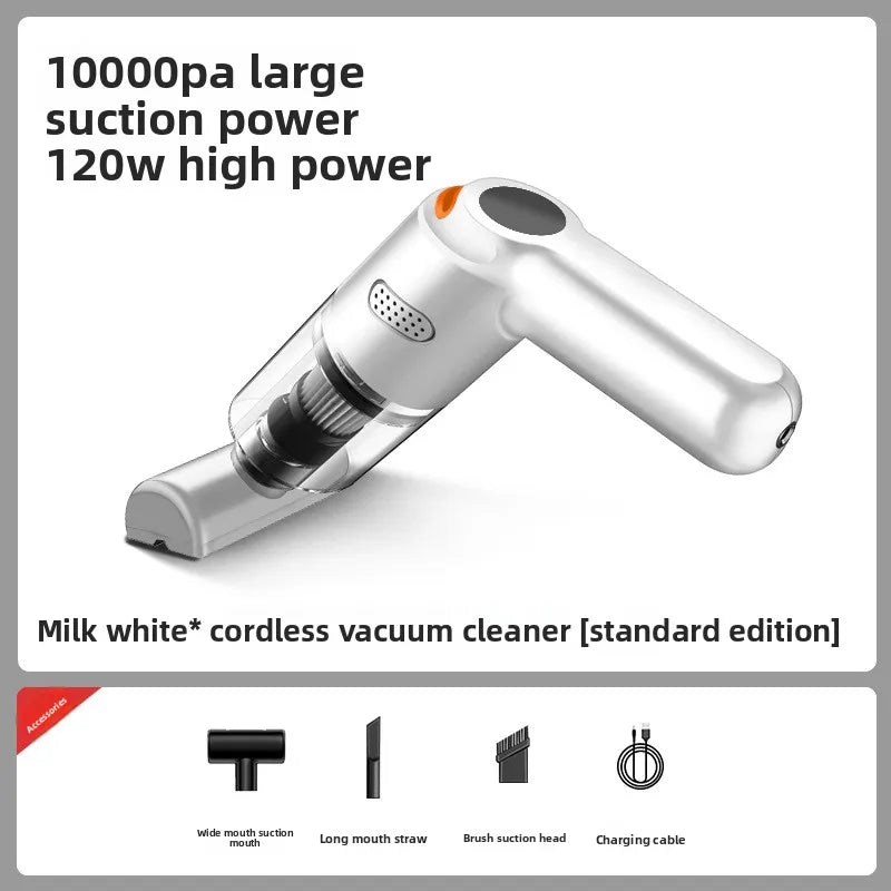 Wireless Charging Car Vacuum Cleaner High Power Large Suction Handheld Small for Home Pet Cat Hair Cleaning