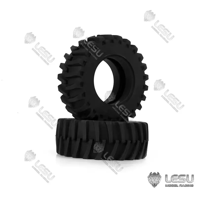 Simulation truck model tractor tire leather RD-2011 front and rear size tires LESU high quality rubber