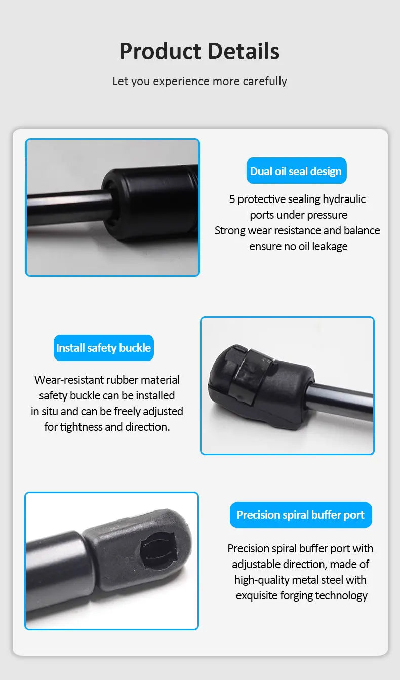 For Audi A8 D3 Accessories S8 Sedan 2003~2010 Car Trunk Hydraulic Rod Tailgate Gas Strut Shock Strut Lift Supports Accessories