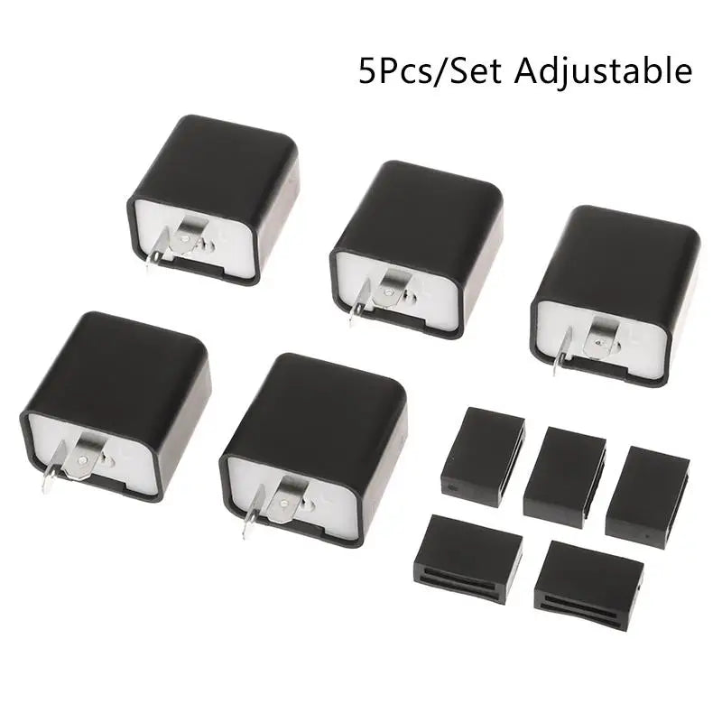 Electric Vehicle LED Accessory; Motorcycle Turn Signal Relay with Adjustable Flash Speed