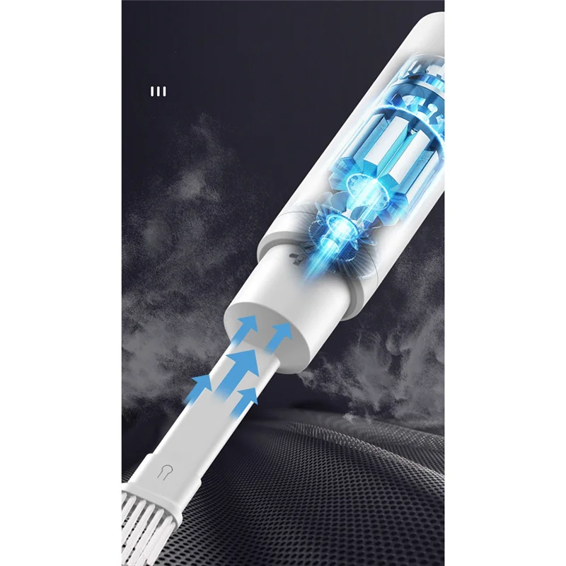 -A89Z Car Vacuum Cleaner Mini Handheld Vacuum With LED Lighting Blowing Dust Home Car Dual-Purpose Pet Cleaner For Office