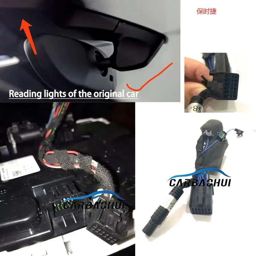 Dash Cam Car Camera for Porsche Cayenne Panamera Macan Taycan Cayman 911 Turbo 718 Boxster,HD 4K Wireless Wifi DVR Cam Dashcam