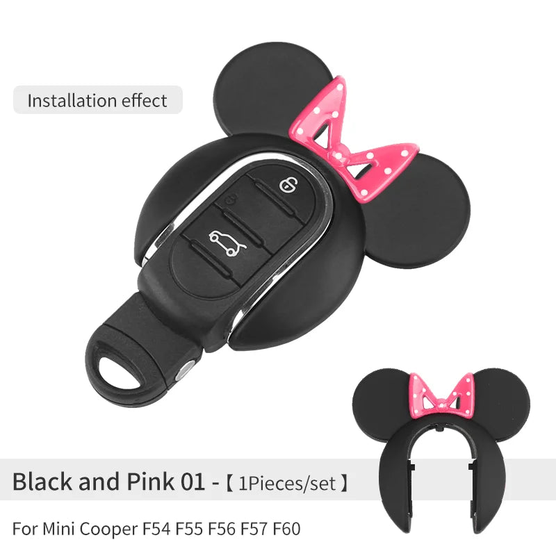 Car Key Case Protector Cover For Mini Cooper S JCW F56 F60 F55 F54 F57 Countryman Clubman Car Styling Key Decorative Accessories