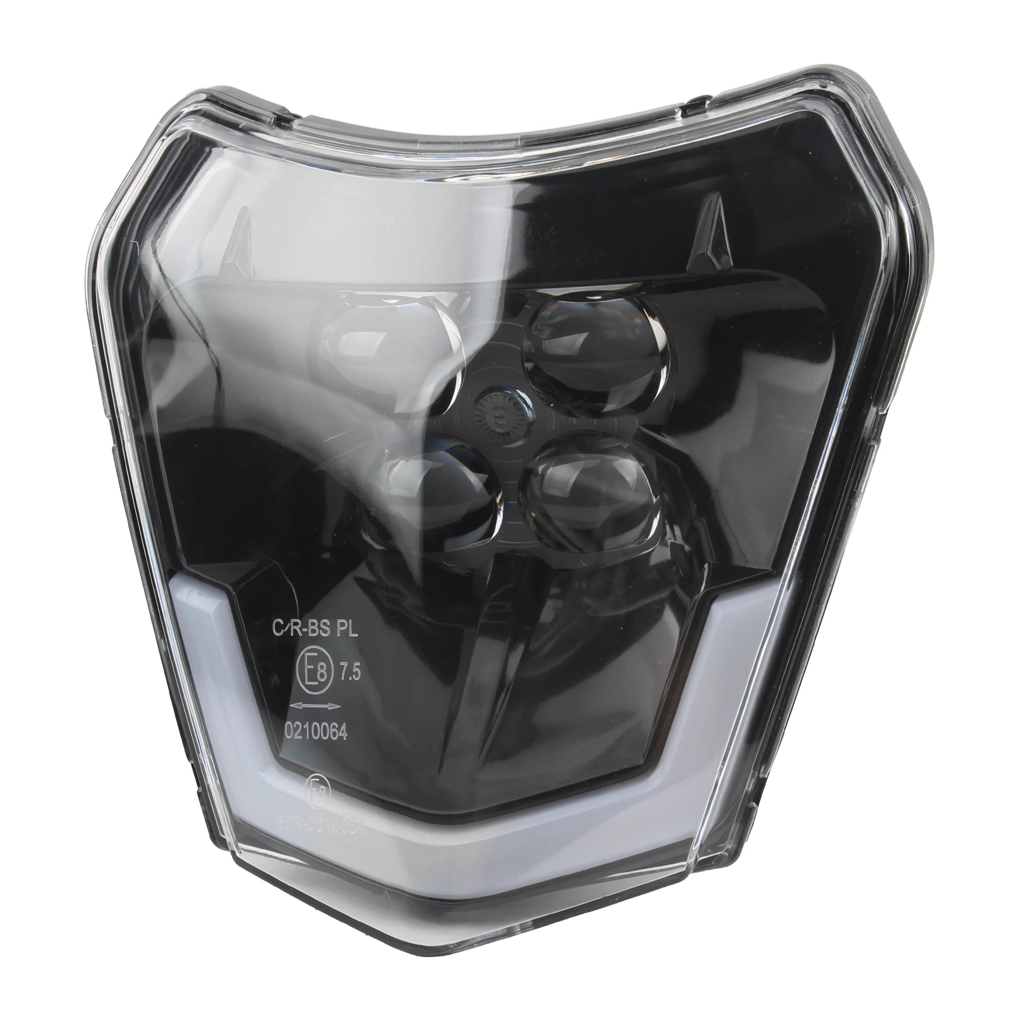 Motorcycle Accessories 4 Lamp Beads LED Headlight for KTM EXC SX Fairing Dirt Bike Supermoto Enduro Motocross Headlamp Spotlight