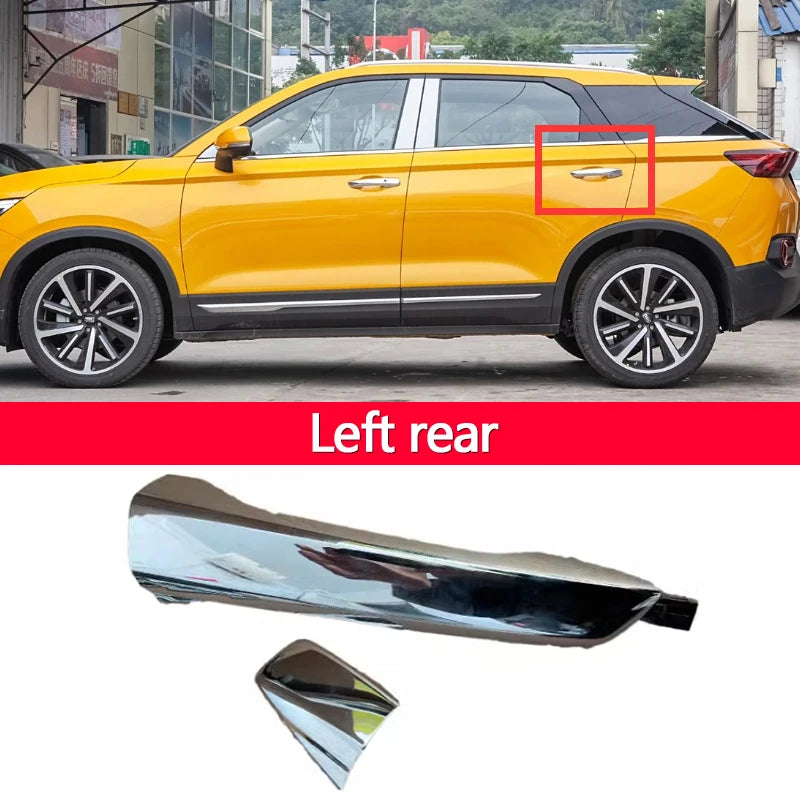 for FAW BESTURN T77 2019 2020 Car Accessories Chrome Outer Outside Exterior Door Handles Clip