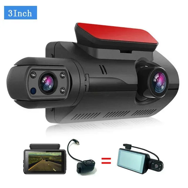 1080P Dual Lens Dash Cam for Cars Black Box HD Car Video Recorder with WIFI Night Vision G-sensor Loop Recording Dvr Car Camera