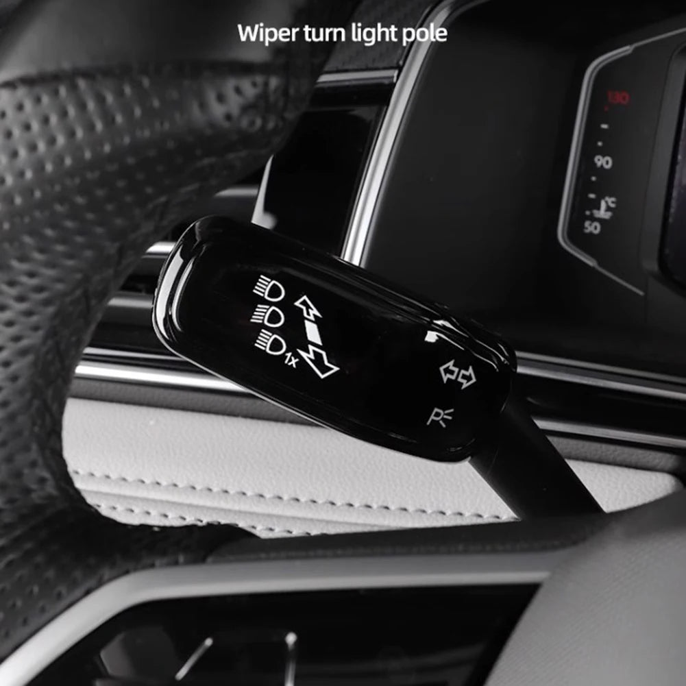 Car Interior Accessory Wiper Switch Trim Switch Control Cover Stable Characteristics Brand New Carbon Fiber Finish