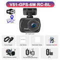 Dash Cam 4K UHD Recording Car Camera DVR Night Vision Video Recorder GPS Wi-Fi Support Dual Lens 4K Rear View Camera