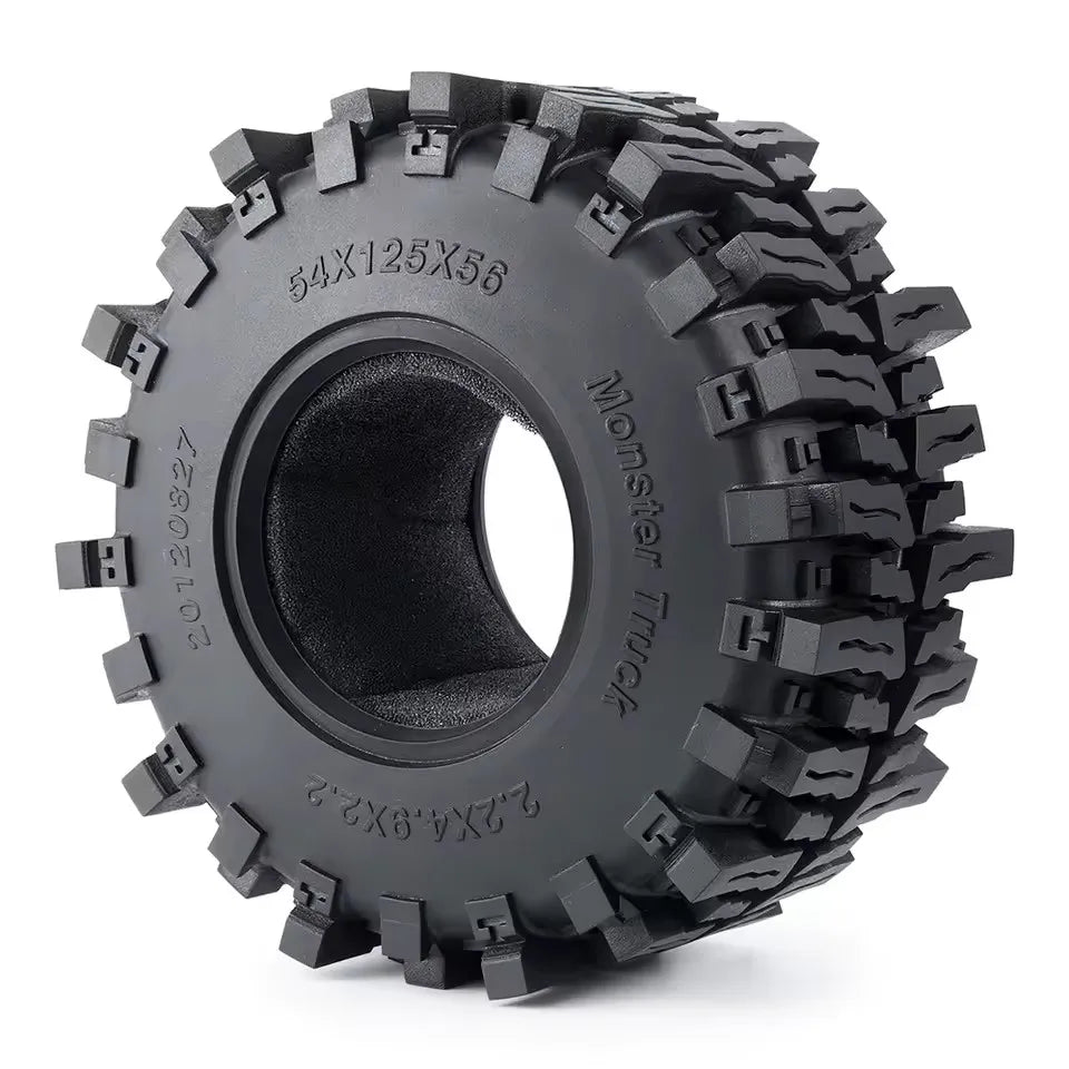 Rubber Tyres Wheel Tires 1.9inch/2.2inch for 1/10 RC Car Axial SCX10 D90 TRX4 SCX10 III Capra Wraith Monster Truck Upgrade Parts