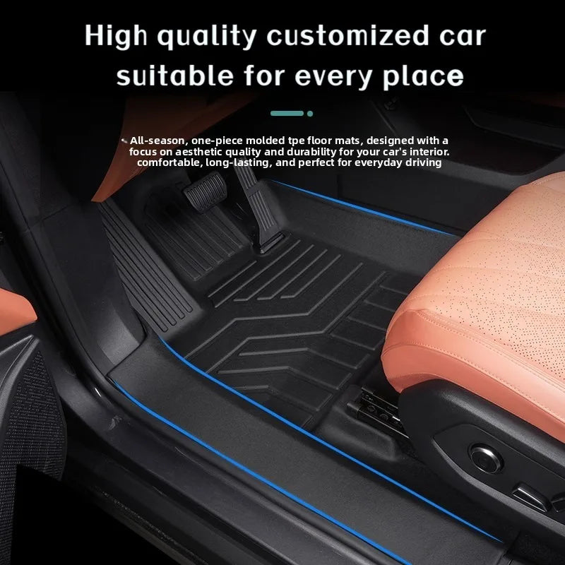 NEW TPE Car Floor Mat Customized Suitable for 2000+Models | LHD | Upgrade Coverage Threshold Anti slip all weather protective