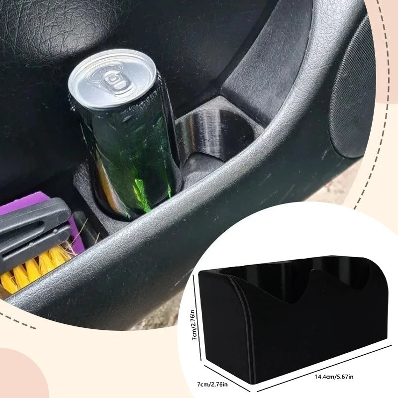 Car ABS Center Console Armrest Box With Cup Holder & Storage Car Interior Organizer Accessory Black For Volkswagen Golf 3