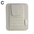 Car Sun Visor Organizer Multi-Pocket Business Card Storage Management Sunglasses Holder Visor Holder For Car Interior