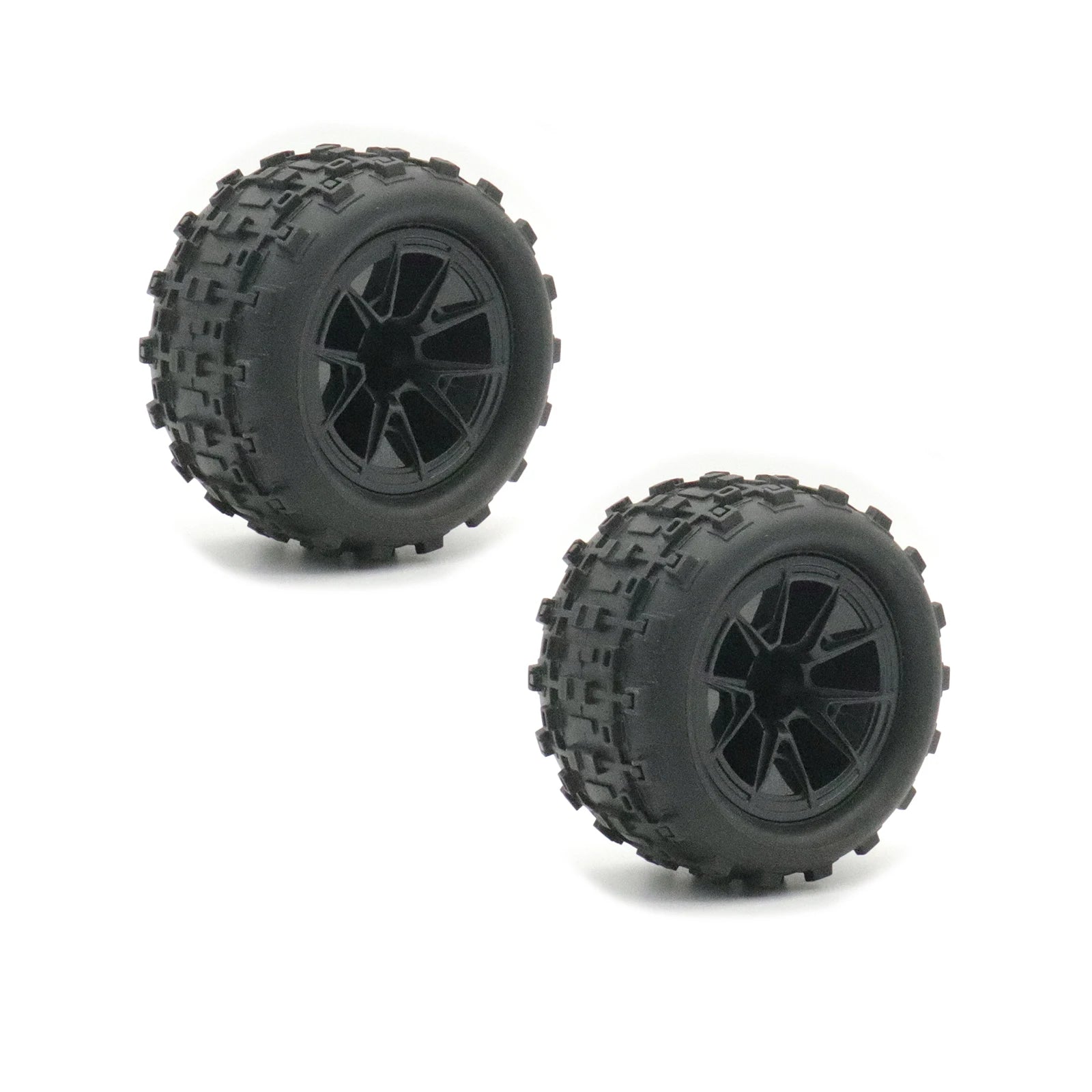 Skidproof Rubber Wheel Tyre Wear-resistant Off-road Vehicle Tire Upgarde Parts for Smax 1625 1635 Wltoys 144001 124018 HBX16889