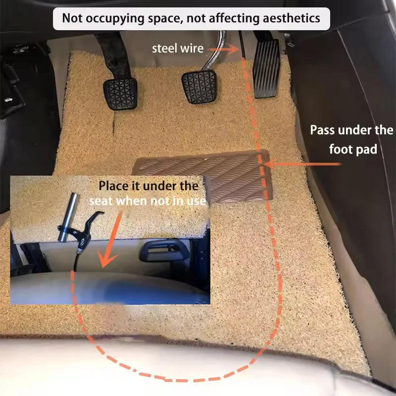 Car Auxiliary Brake Device Universal Car Learner Co Pilot Brakes Safety Equipment Manual Transmission Automatic Transmission