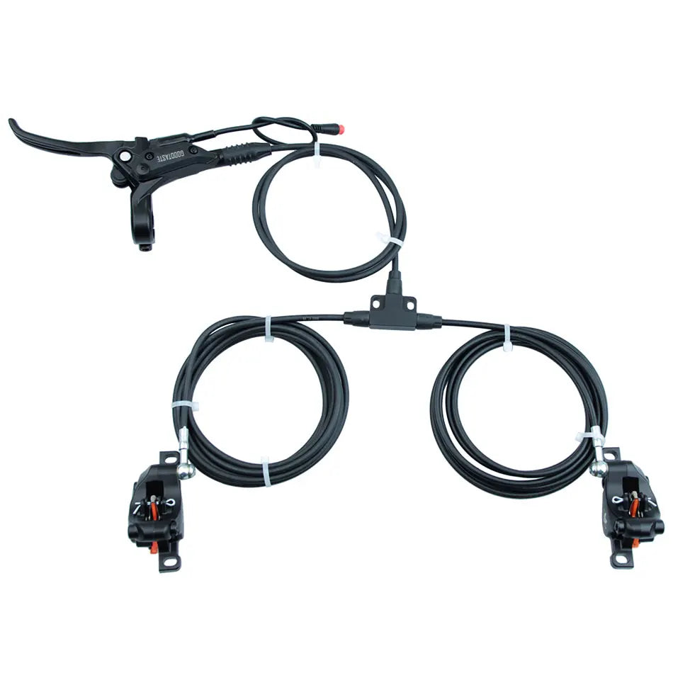 3 Links Bicycle Brakes Power Off Hydraulic Brake E-Bike MTB Electric Scooter 2300mm Left Right Rotor Disc 1 To 2 Bike Accessorie