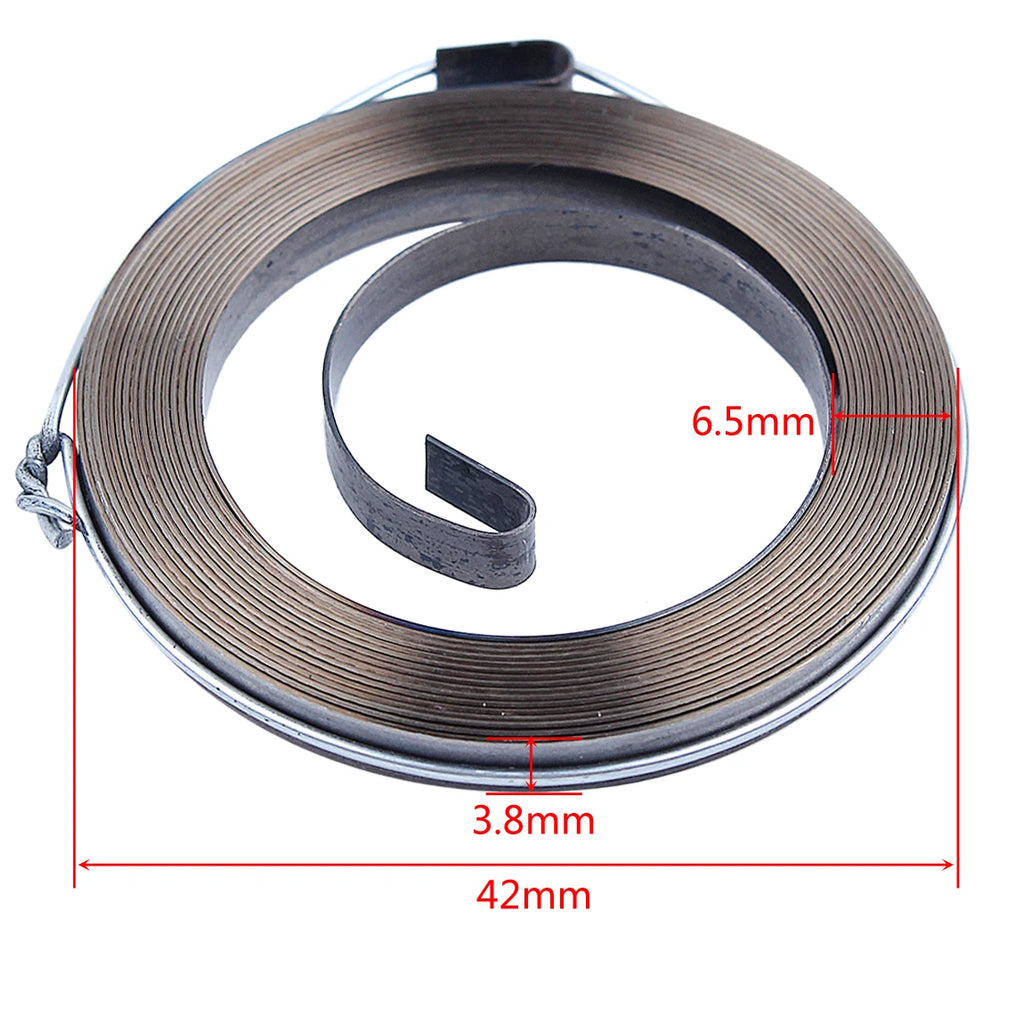 Recoil Starter Spring For Husqvarna 128C 128CD 128R 128LD Lawn Trimmer Edger Brush Cutter Engine Motor Garden Tool Parts
