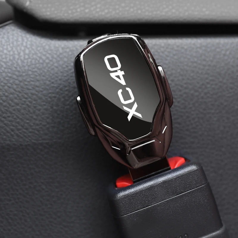 Car Seat Belt Metal Jewelry Seat Belt Accessory Extender for volvo XC40 Accessories