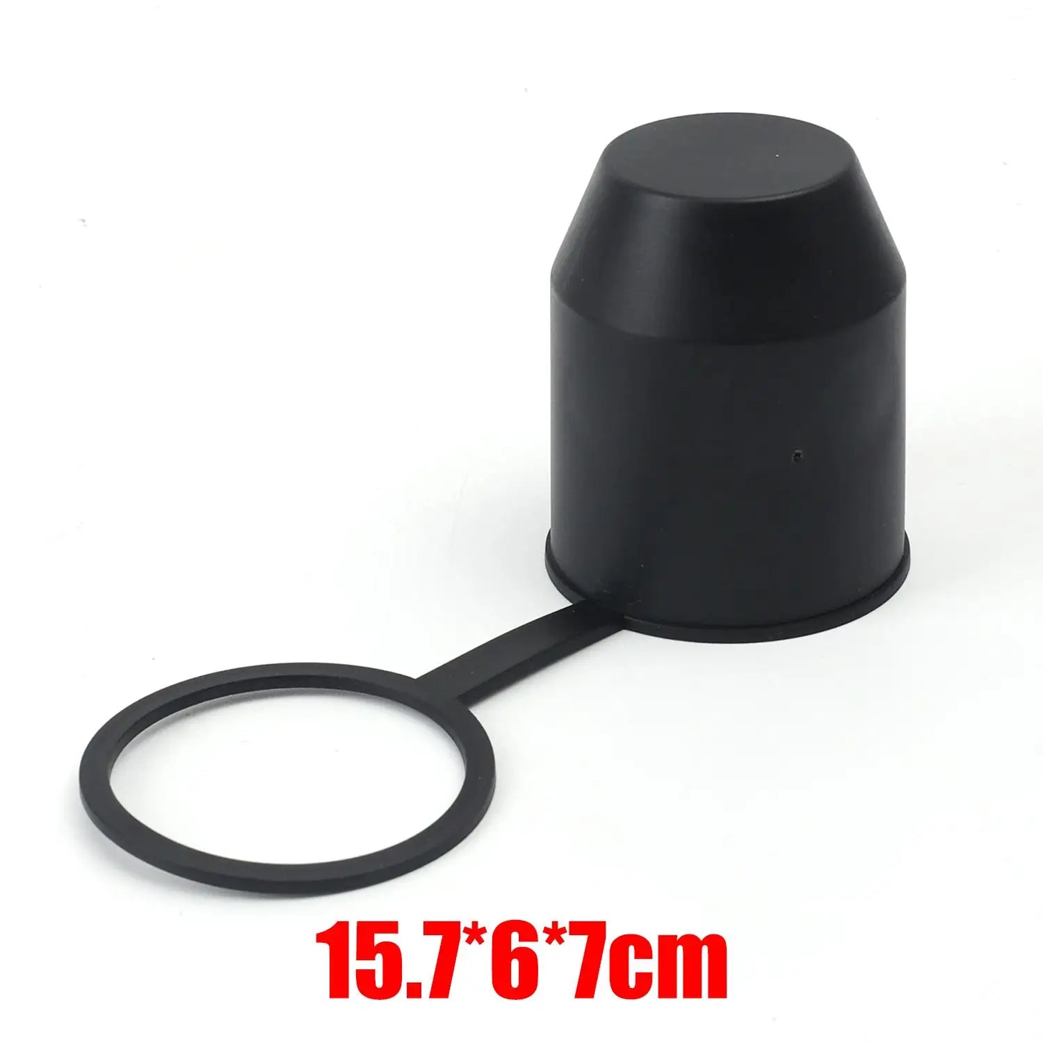 Universal Black Trailer Hitch Ball Tow Bar Cover Protection Cap for Caravan Truck Car Trailer Towball Protective Cover