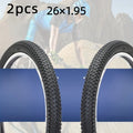 2-Pack Bike Tires 26x2.125/26x1.95,Durable Bicycle Replacement Tyre Set for MTB Road Trail Riding,Wear-Resistant Rubber Cycling