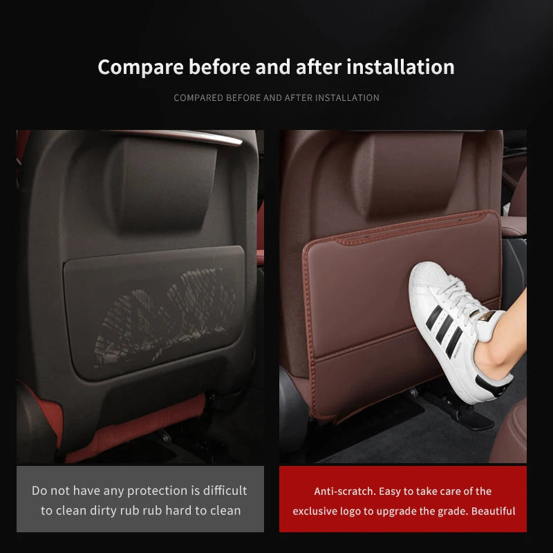 Volvo XC40 XC60 XC70 XC90 C30 C70 S60 S80 S90 V40 V50 V60 V90 T5 T6 Car Seat Back Storage Rear Anti-Wear Backrest Anti-kick Pad