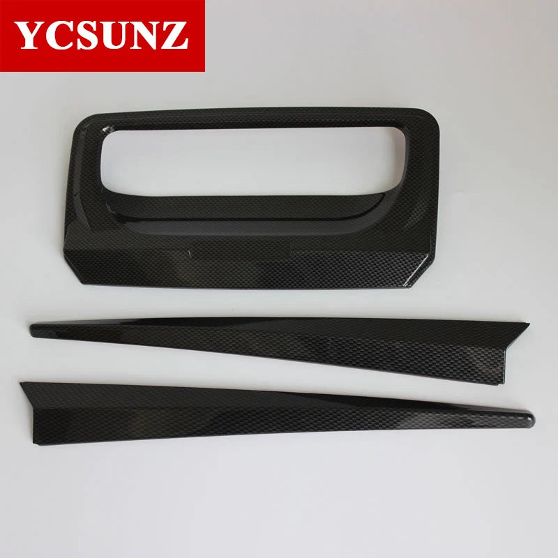 Embellecedor de puerta trasera de ABS para camioneta Ford Ranger Wildtrak T6 T7 T8 2012 2013 2014 2015 2016 2017 2018 2019 2020 2021, accesorios