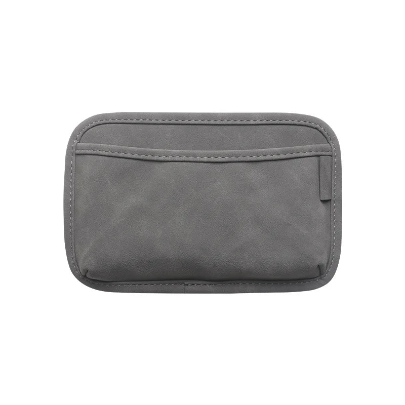 Paste Car Organizer PU Leather Bag Car Storage Pocket Organizer Bag Seat Back Side Door Stowing Tidying Box For Phone Key
