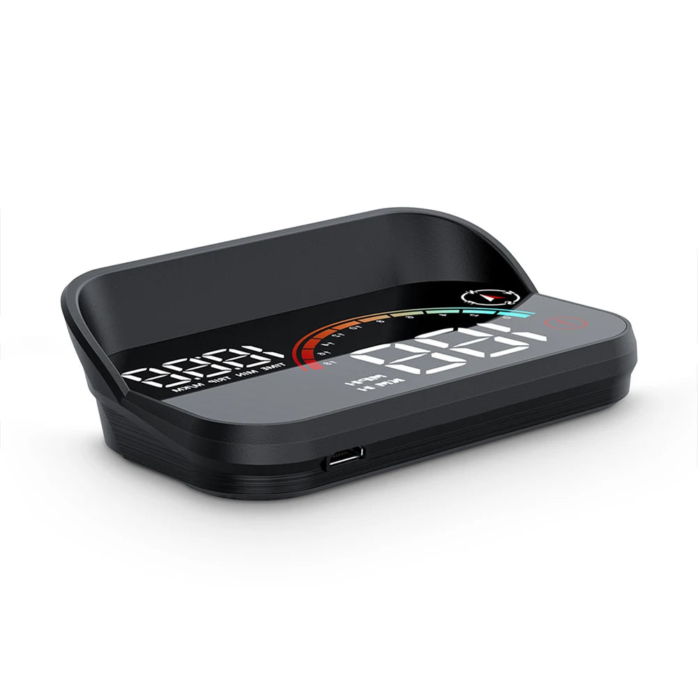 Digital HUD with Odometer Car Head Up Display Projector Screen Speed Meter Overspeed Alarm Digital GPS Speedometer LCD Display