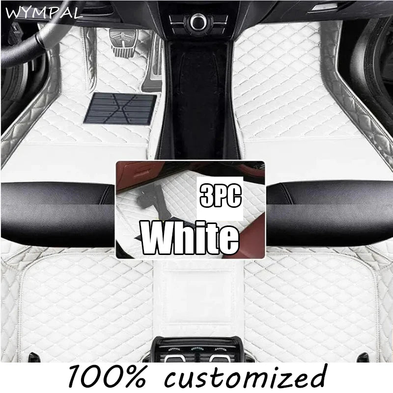 Custom Automotive Car Floor Mats For Mercedes W203 2001 2002 2003 2004 2005 Auto Luxury Leather Men Women Car Mats Full Coverage