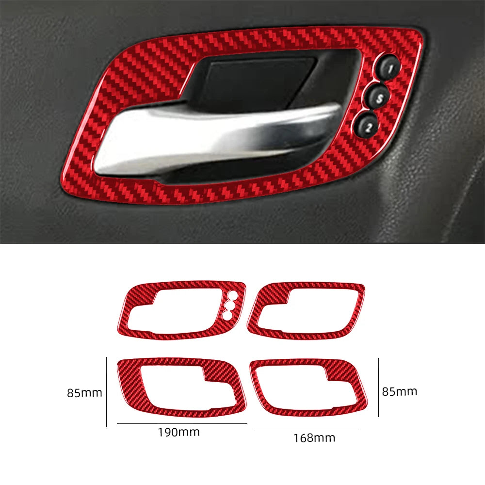 Door Inner Bowl Decorate Cover Sticker Trim Car Interior Accessories for Charger 2015 2016 2017 2018 2019 2020 2021 2022 2023