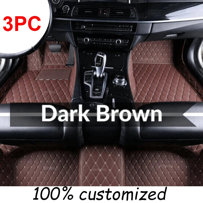 Car Floor Mats For Mazda2 Mazda 2 Demio  DJ DL 2015~2022 Leather Mat Rugs Carpets Interior Parts Car Accessories