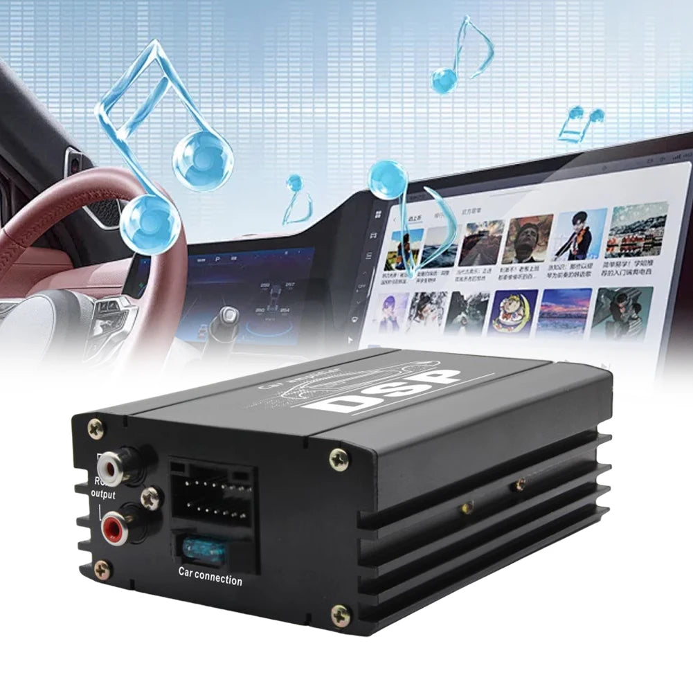 Car DSP Digital Audio Processor 4 In 6 Out DSP Car Power Amplifier Car DSP Amplifier for Car Audio Enhancement